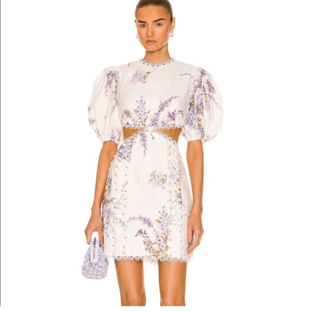 Zimmermann Jude cutout mini dress-Large